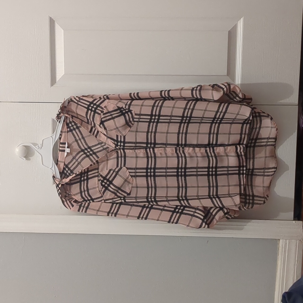 Candie's 2010s Barbiecore Light Pink Flannel